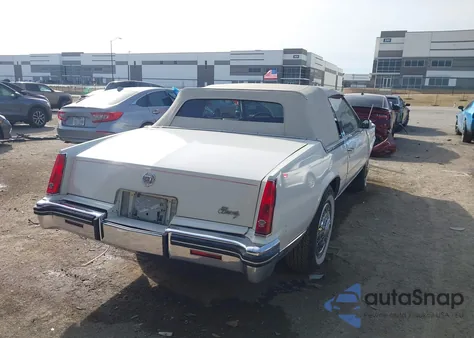 1984 Cadillac Eldorado Biarritz из США, поврежденный, VIN 1G6AL6783EE643806